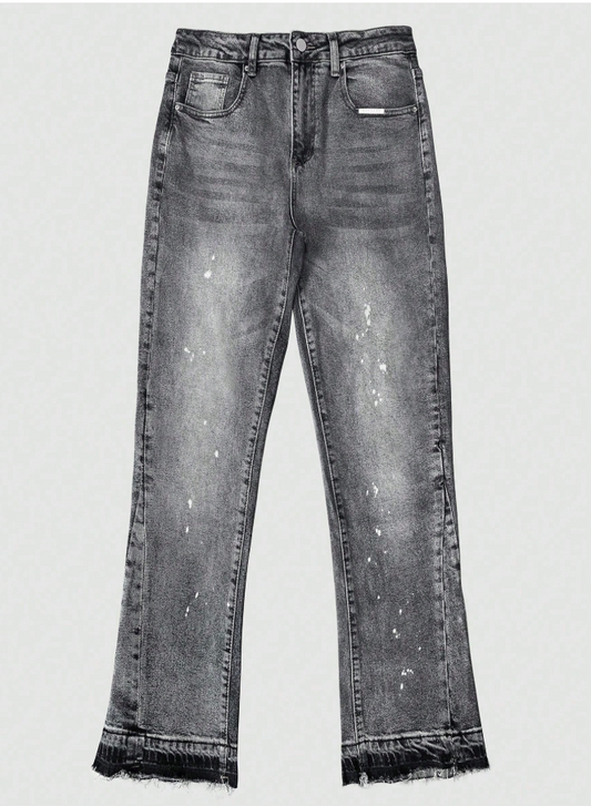 Grey Paint Splatter Flares