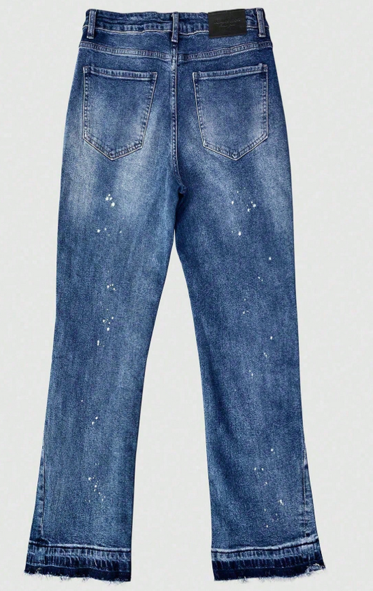 Blue Paint Splatter Flares